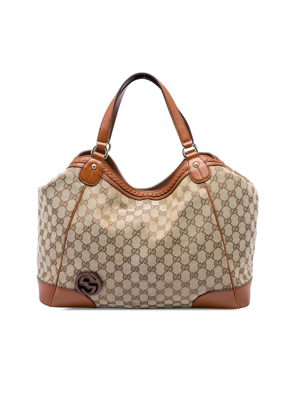 Gucci Medium Gg Canvas Brick Lane Tote #370123G59B
